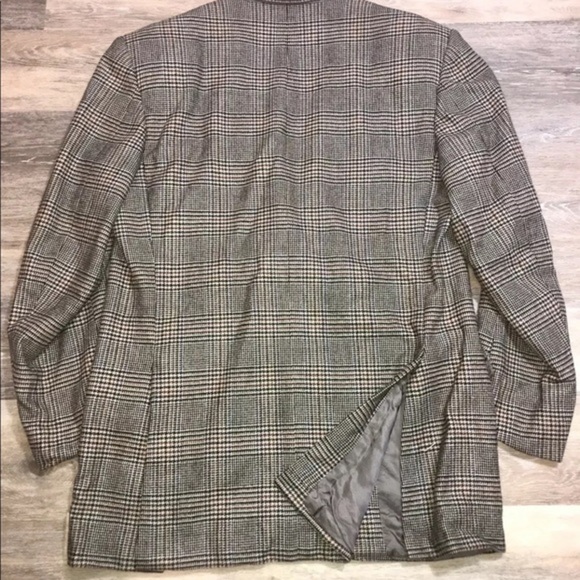 ISAIA 100% Wool Tweed Prince of Wales Sport Coat - 42R - Picture 3 of 8